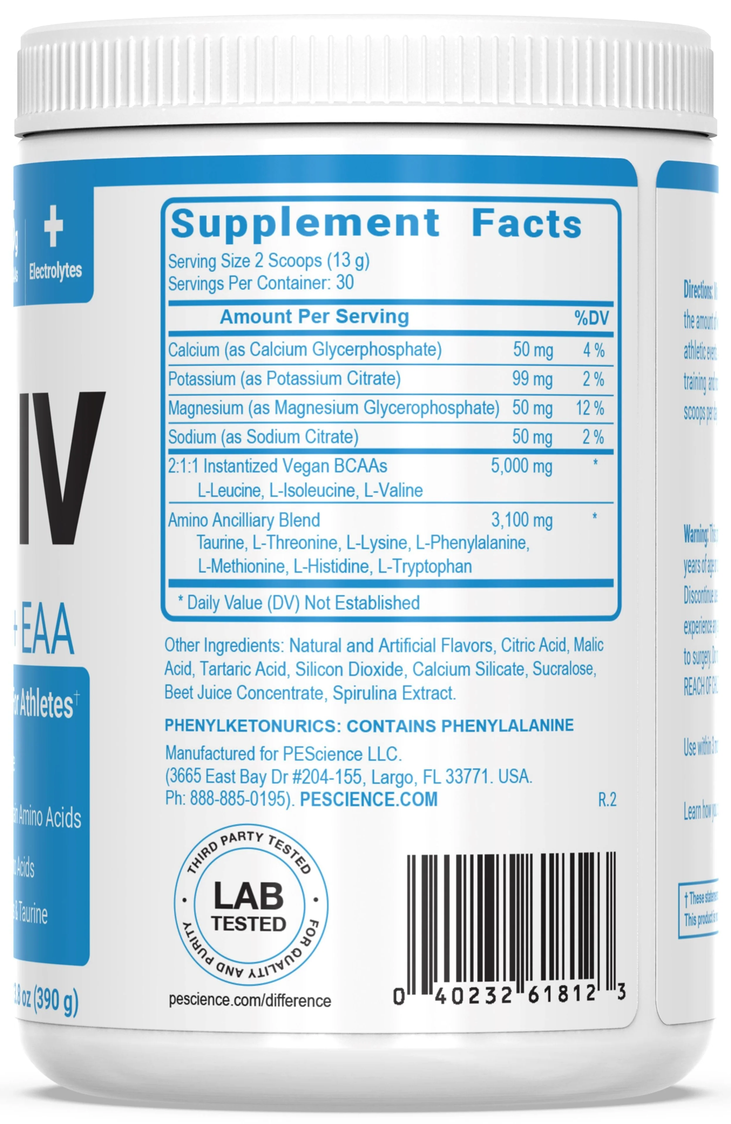 Amino IV BCAAs + EAAs - Image 6